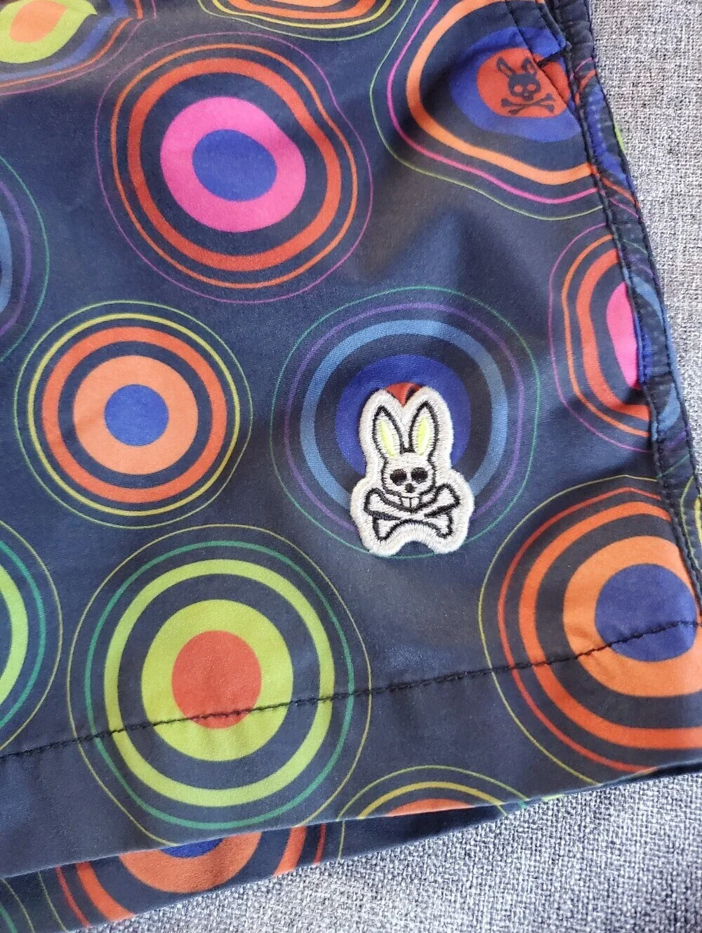 Psycho Bunny Boys Swim Trunks Multicolor Summer Beach Vacation Size 4 Mesh Lined